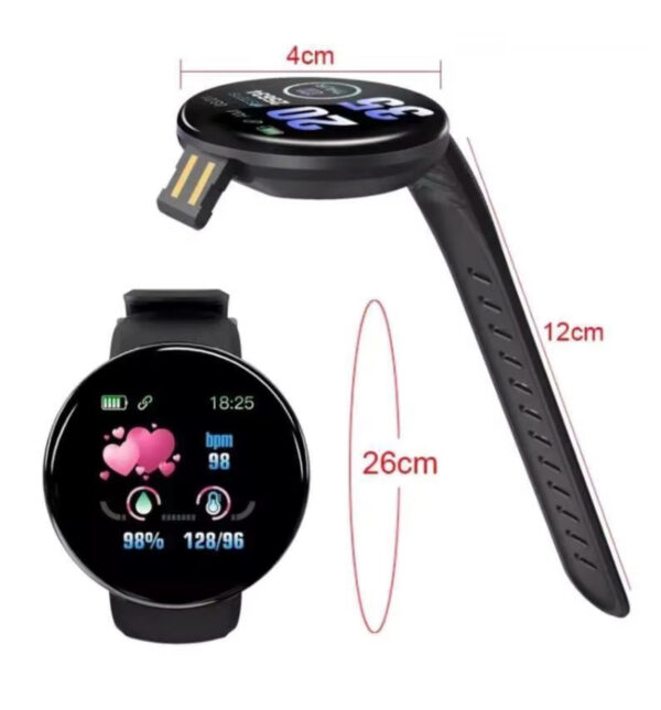 Reloj Inteligente Fashion D18S Red - Imagen 7