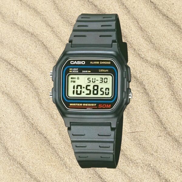 Reloj Casio W-59 Retro Digital Caucho Wr50