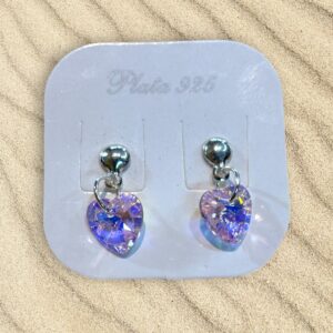 Aros Plata Cristal Swarovski
