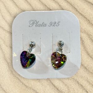 Aros Plata Cristal Swarovski